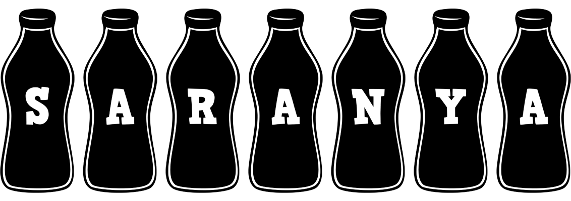 Saranya bottle logo