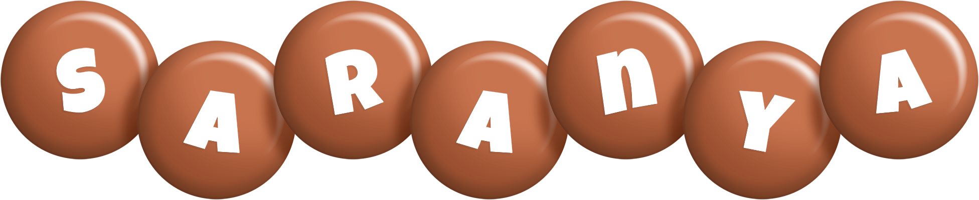 Saranya candy-brown logo