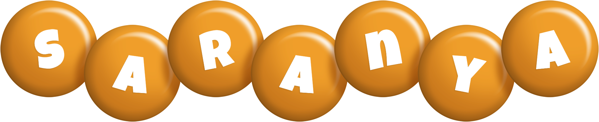 Saranya candy-orange logo