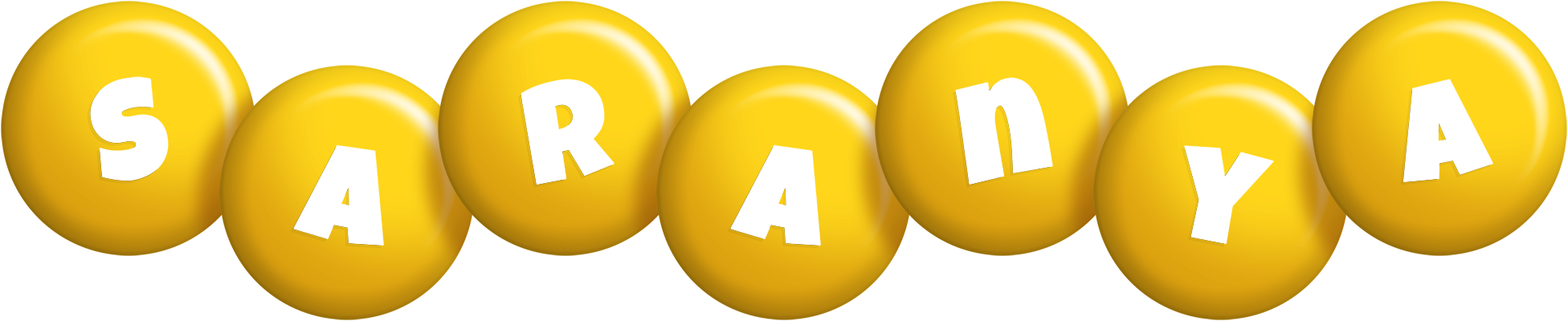 Saranya candy-yellow logo
