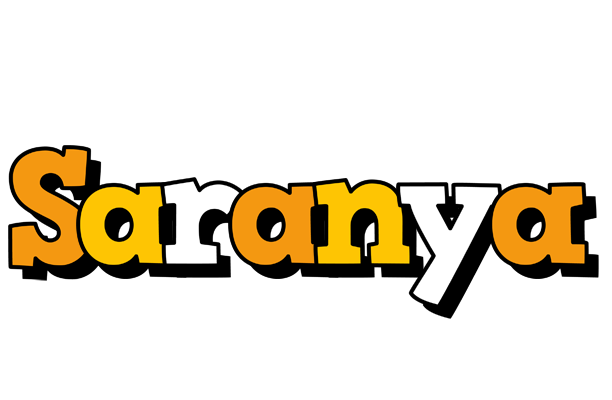 Saranya cartoon logo