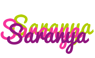Saranya flowers logo