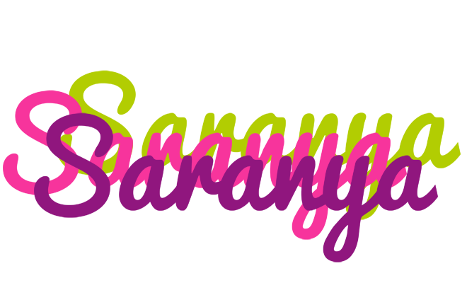 Saranya flowers logo