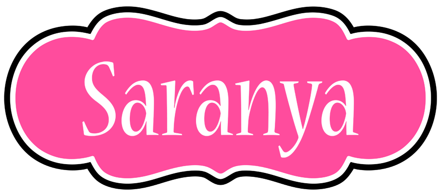 Saranya invitation logo
