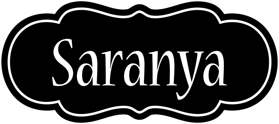 Saranya welcome logo