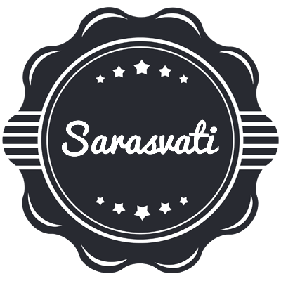 Sarasvati badge logo
