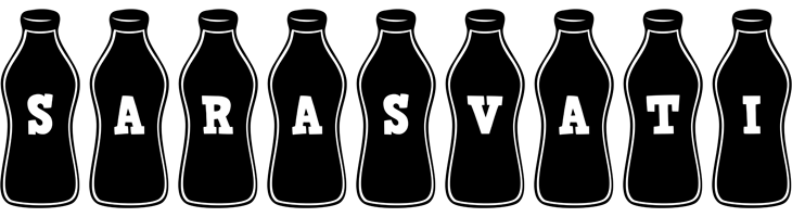 Sarasvati bottle logo