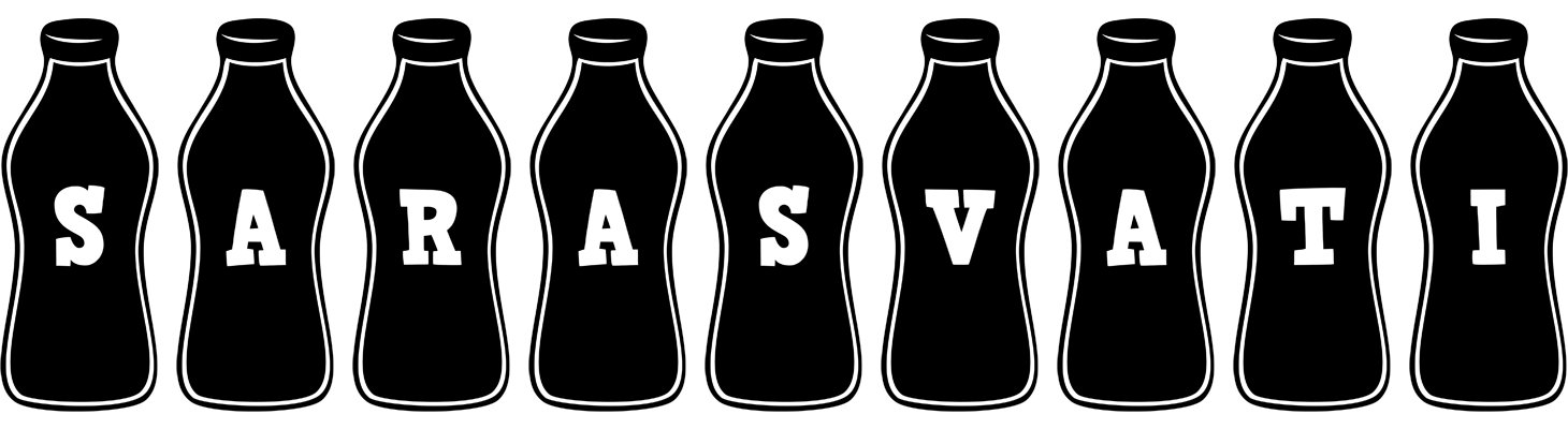 Sarasvati bottle logo