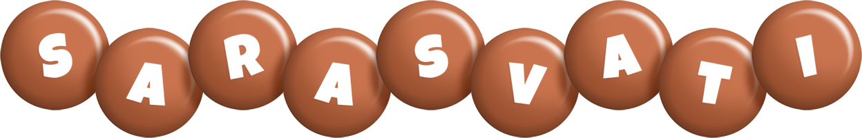 Sarasvati candy-brown logo