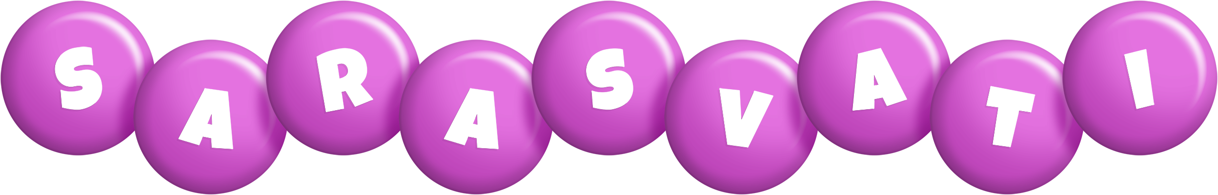 Sarasvati candy-purple logo