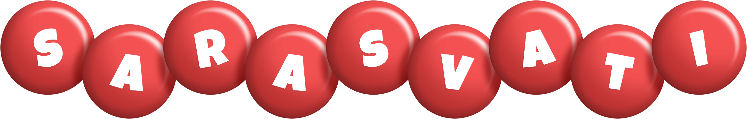 Sarasvati candy-red logo