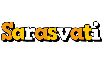 Sarasvati cartoon logo