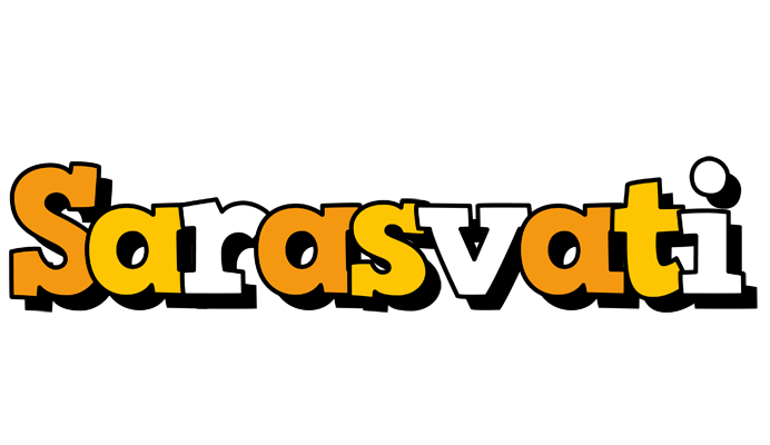 Sarasvati cartoon logo