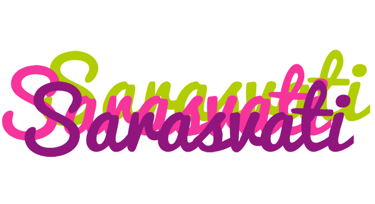 Sarasvati flowers logo