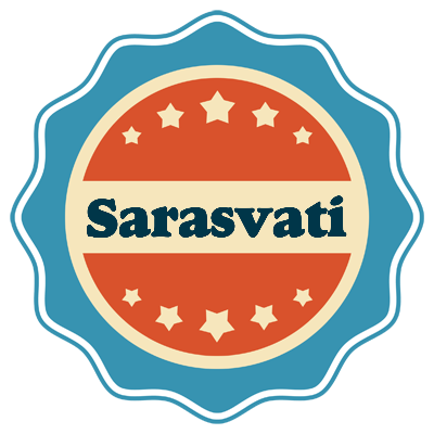 Sarasvati labels logo