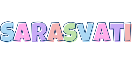 Sarasvati pastel logo