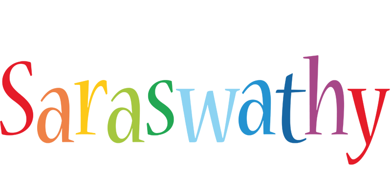 Saraswathy birthday logo