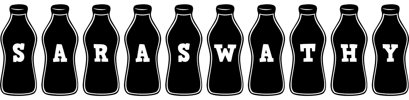 Saraswathy bottle logo