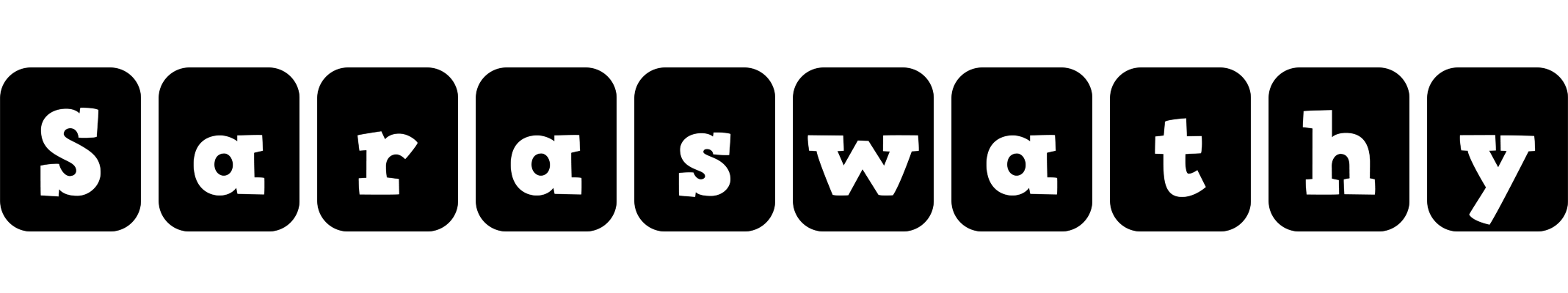 Saraswathy box logo