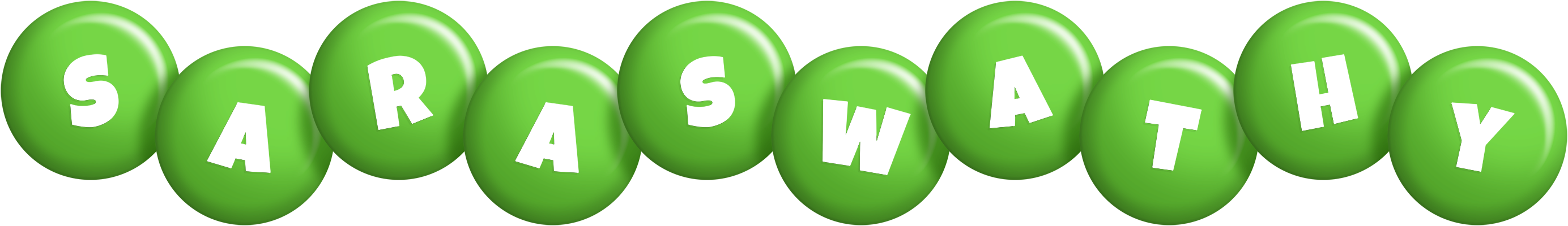 Saraswathy candy-green logo