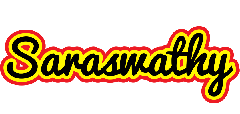 Saraswathy flaming logo