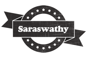 Saraswathy grunge logo