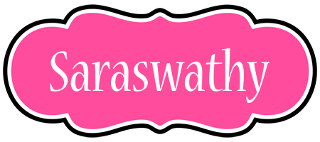 Saraswathy invitation logo