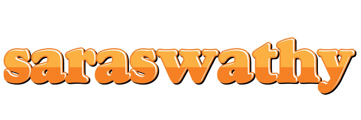 Saraswathy orange logo