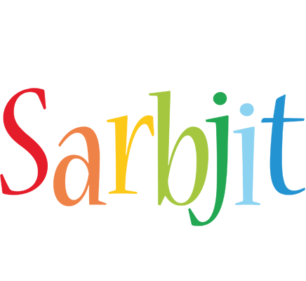 Sarbjit birthday logo