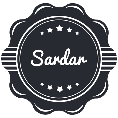 Sardar badge logo