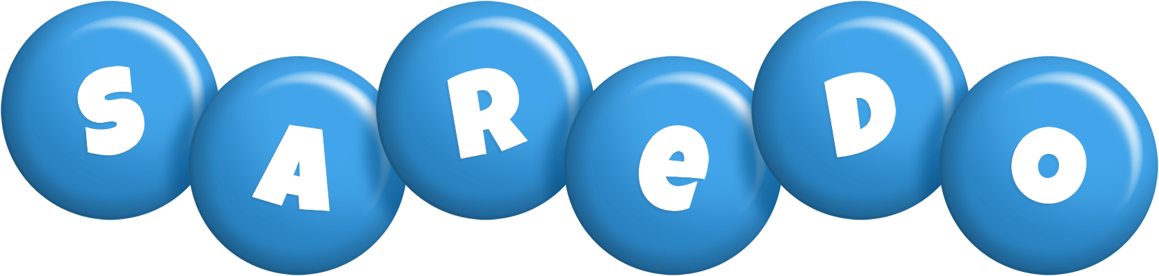 Saredo candy-blue logo