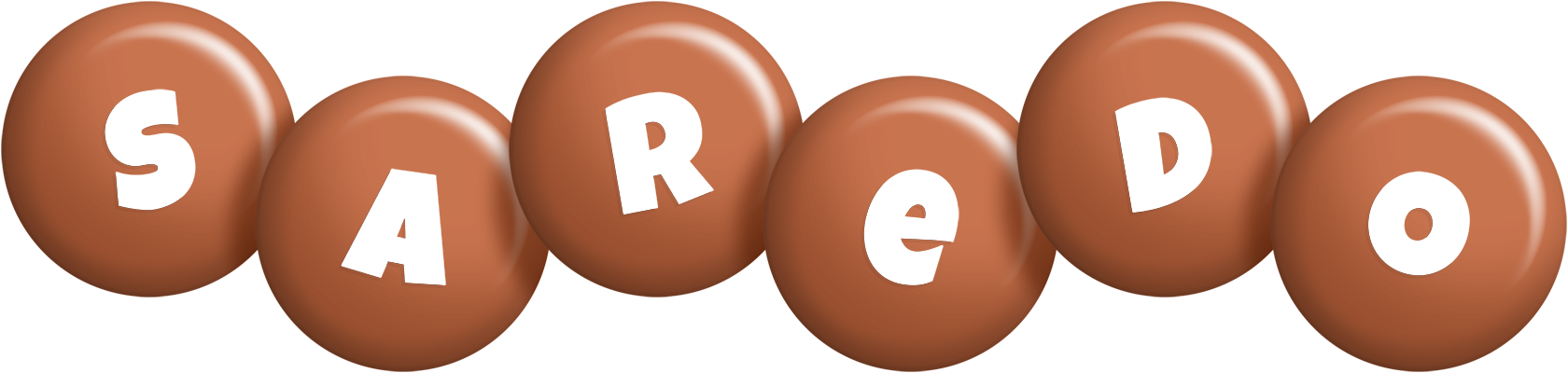 Saredo candy-brown logo