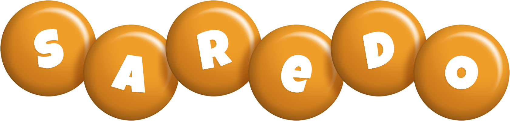Saredo candy-orange logo