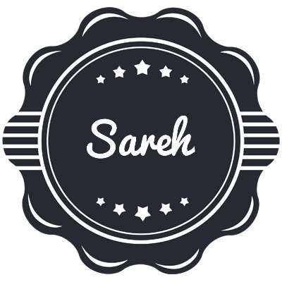 Sareh badge logo