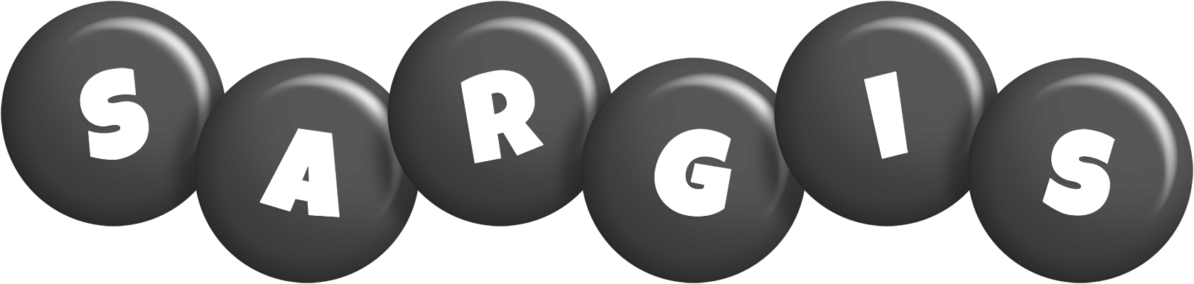 Sargis candy-black logo