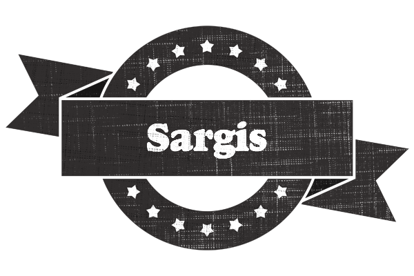 Sargis grunge logo