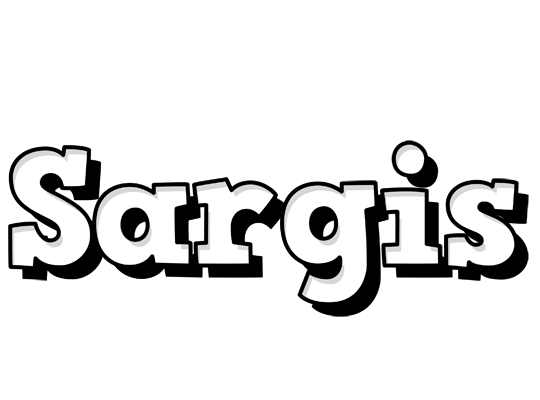 Sargis snowing logo