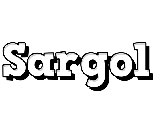 Sargol snowing logo
