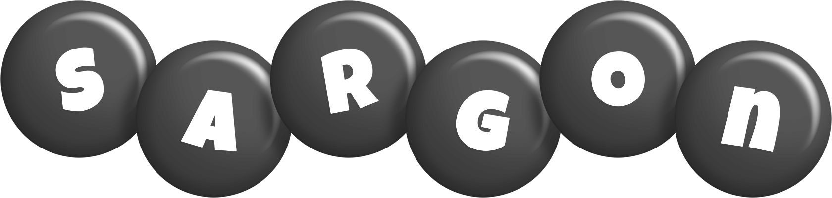 Sargon candy-black logo