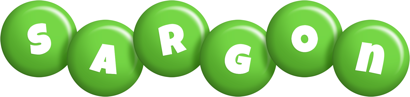 Sargon candy-green logo