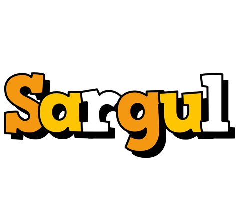 Sargul cartoon logo