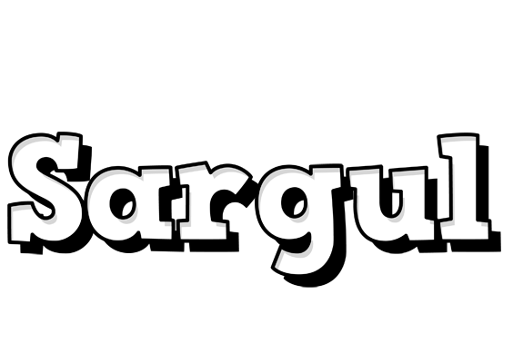 Sargul snowing logo