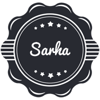 Sarha badge logo