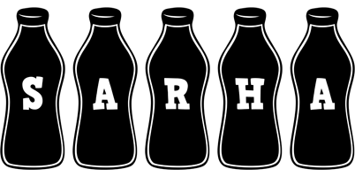 Sarha bottle logo