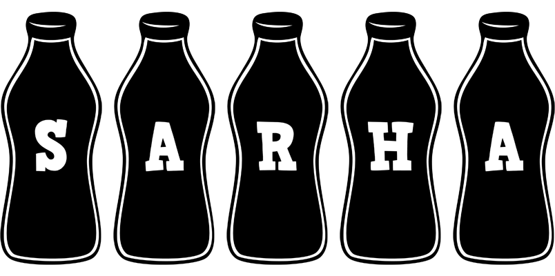 Sarha bottle logo