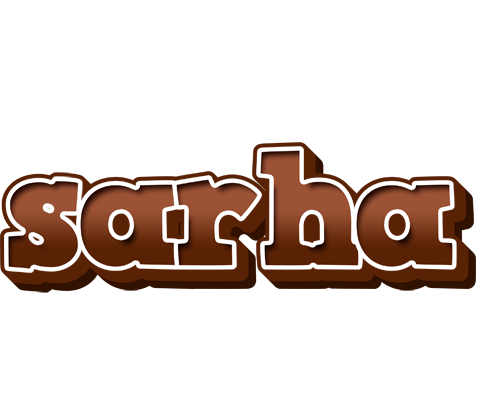 Sarha brownie logo