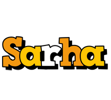 Sarha cartoon logo