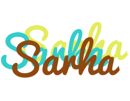 Sarha cupcake logo