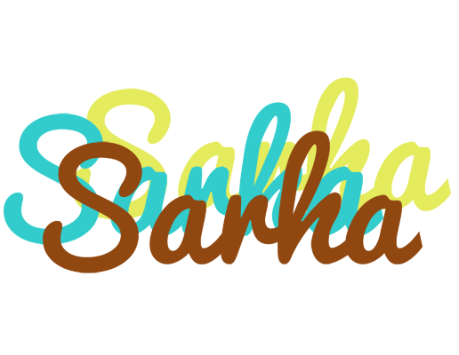 Sarha cupcake logo