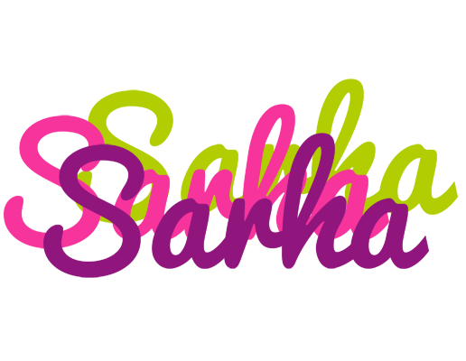 Sarha flowers logo